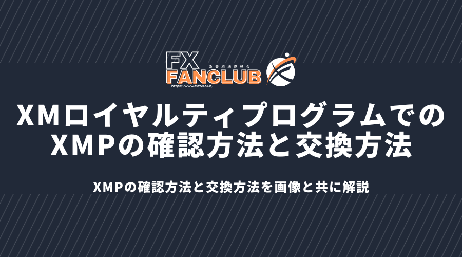XMロイヤルティプログラムでのXMPの確認方法と交換方法